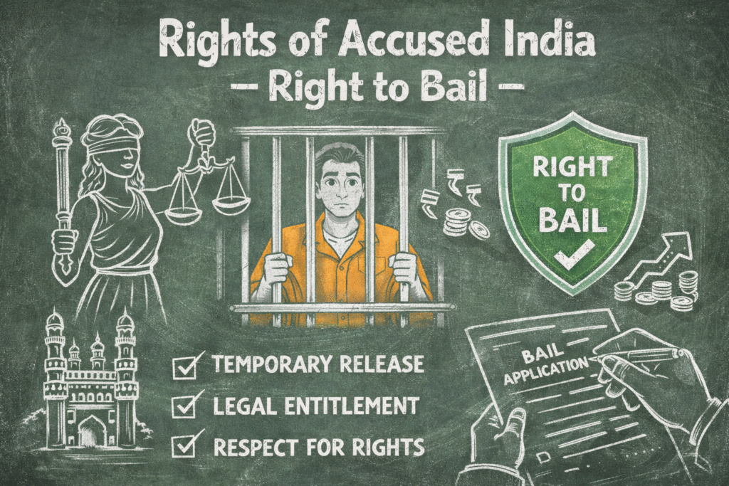 Rights of Accused India – Right to Bail
