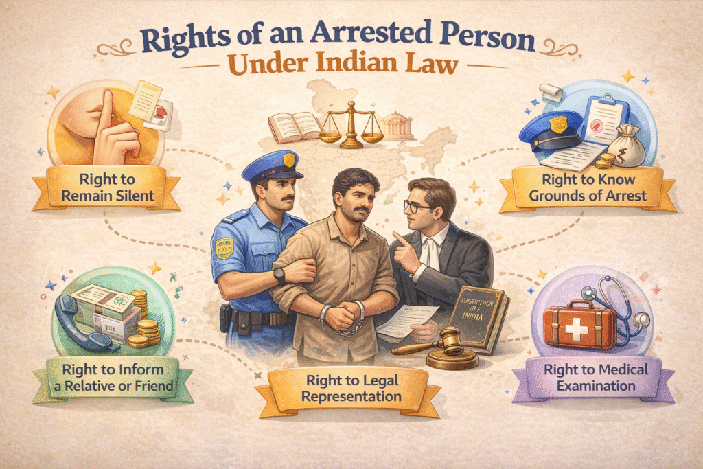 Legal rights after arrest person under indian law